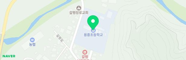 용흥초등학교 어린이놀이시설 B(솔마당놀이터) 지도 이미지