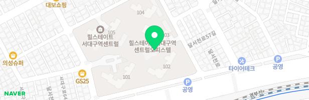 힐스테이트 서대구역 센트럴 어린이놀이터1(2층) 지도 이미지