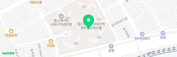 힐스테이트 서대구역 센트럴 유아놀이터(1층) 지도 이미지