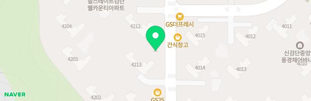 힐스테이트 검단웰카운티 어린이놀이터(실내놀이터) 지도 이미지