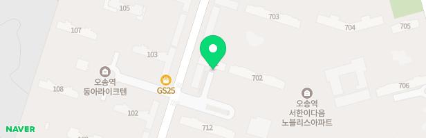 오송역서한이다음노블리스아파트 어린이놀이터3(707동 북측) 지도 이미지