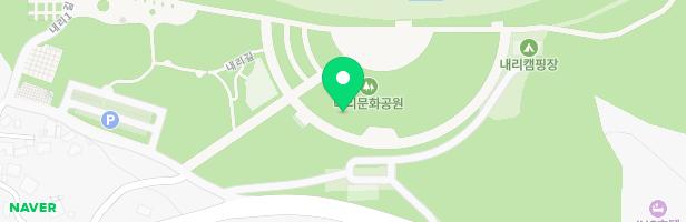내리문화공원 내 물놀이공간 지도 이미지