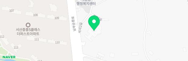 서산제일장로교회 지도 이미지