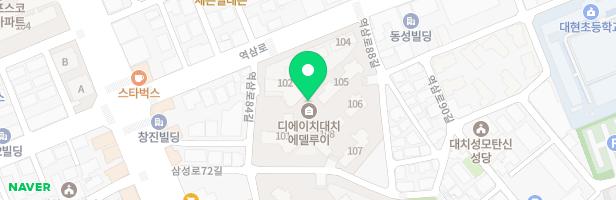 디에이치대치에델루이 어린이놀이터1(101동 뒤) 지도 이미지