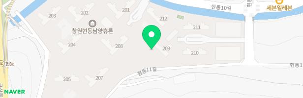 창원현동남양휴튼아파트 오색나들길2(212동앞) 지도 이미지