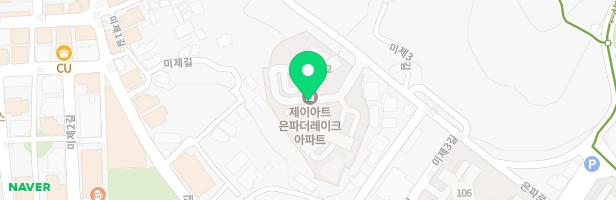 군산제이아트 은파더레이크 101동 뒤 어린이놀이터 지도 이미지