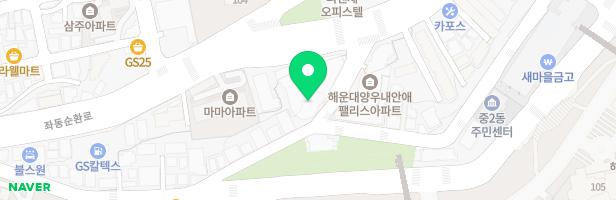 누리마을감자탕 해운대점 지도 이미지