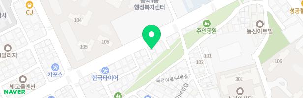 여의구역 주택개발 정비 사업 중 어린이공원 지도 이미지