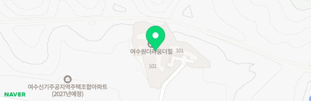우평원더라움아파트 어린이놀이터 지도 이미지