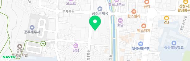 공주성결교회선교센터 지도 이미지