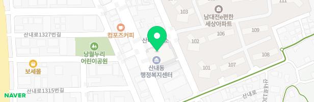 낭월 드림타운 어린이놀이터 지도 이미지