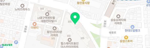 힐스테이트 대구 동인 커뮤니티 실내놀이터 지도 이미지