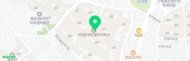 홍은 13구역 어린이공원 지도 이미지