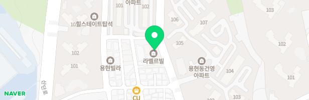 의정부 용현동 힐스테이트 탑석 105동 앞 어린이놀이터3 지도 이미지