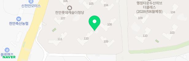 천안 롯데캐슬 더청당 어린이놀이터3(110동) 지도 이미지