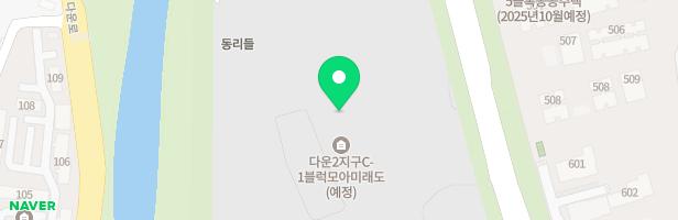 울산다운2지구A-5블록공공주택 503동 앞 어린이놀이터 지도 이미지
