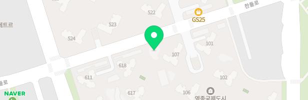 제일풍경채 디오션 107동 뒤 지도 이미지