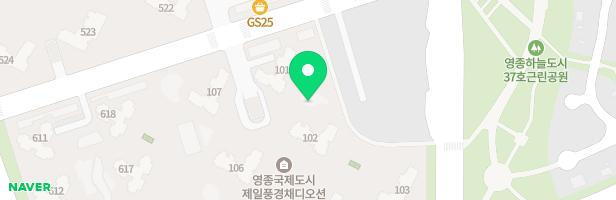 제일풍경채 디오션 102동 앞 지도 이미지