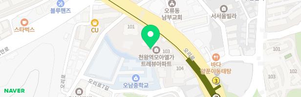 천왕역 모아엘가 트레뷰 어린이놀이터 2 지도 이미지