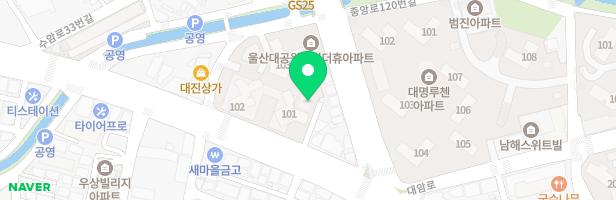 울산대공원한신더휴아파트 어린이놀이터 지도 이미지