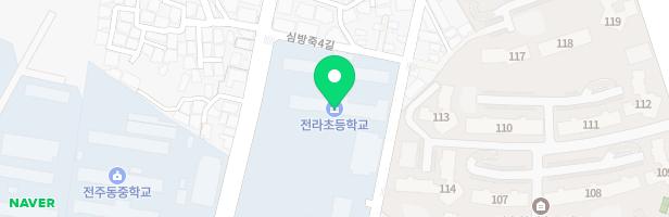 전주온샘유치원 생태실외놀이터 지도 이미지