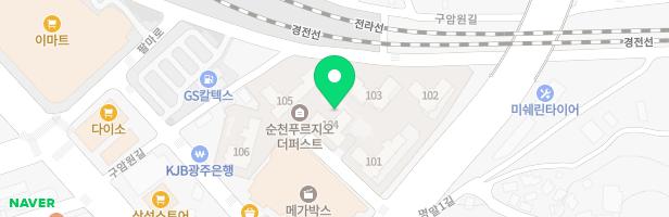 순천푸르지오 더퍼스트 어린이놀이터 2 지도 이미지