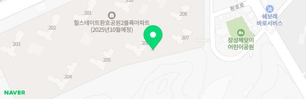 힐스테이트 환호공원 2블록 어린이놀이터3(208동 앞) 지도 이미지