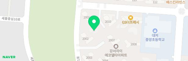 에코델타시티 푸르지오린 어린이놀이터2 지도 이미지