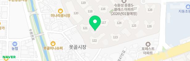 수원성중흥S-클래스아파트 어린이놀이터3 지도 이미지