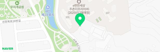 E편한세상 주촌더프리미어 어린이놀이터(103-104동) 지도 이미지