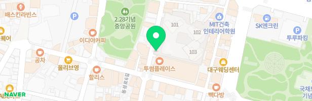 더샵동성로센트리엘아파트 어린이놀이터 지도 이미지