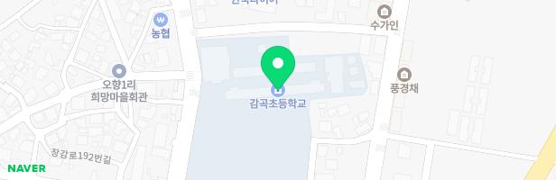음성 감곡초등학교 병설유치원 실외놀이터 지도 이미지