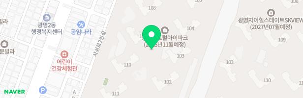 광명센트럴아이파크아파트 109동-어린이놀이터2 지도 이미지