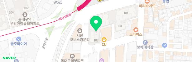 E편한세상 동대구역센텀스퀘어 어린이놀이터(103동.5층) 지도 이미지
