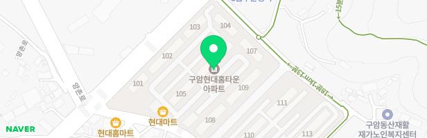 구암현대아파트 111동 어린이놀이터 지도 이미지