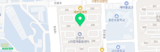 미룡주공1단지 106동 옆 지도 이미지