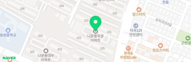 우성아파트 지도 이미지