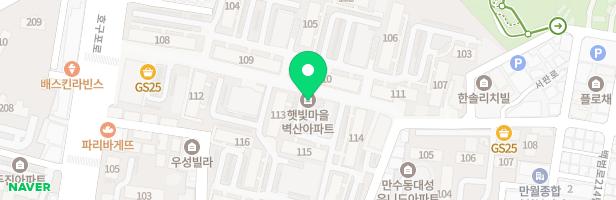 햇빛벽산아파트 112동 놀이터 지도 이미지