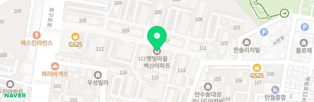 햇빛벽산아파트 103동 놀이터 지도 이미지