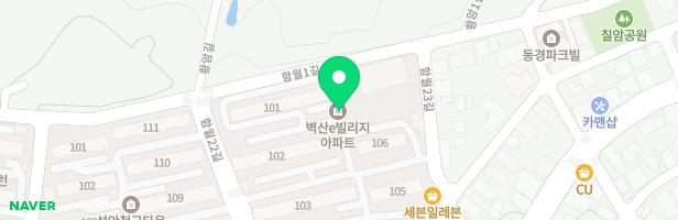벽산e-빌리지 101동 놀이터 지도 이미지