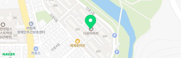 다운아파트 놀이터 지도 이미지