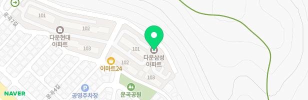 다운삼성아파트 놀이터 지도 이미지