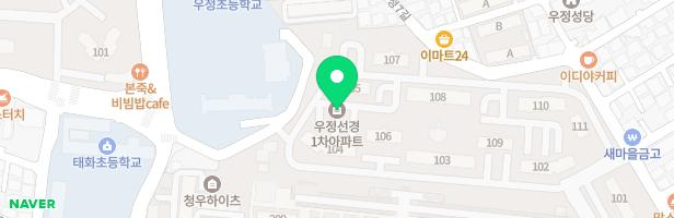 우정선경1차 101동 놀이터 지도 이미지