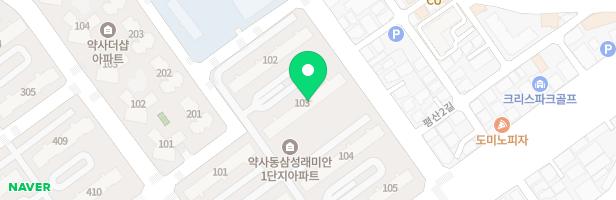 삼성래미안1차 103동 놀이터 지도 이미지