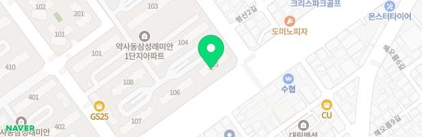삼성래미안1차 105동 놀이터 지도 이미지