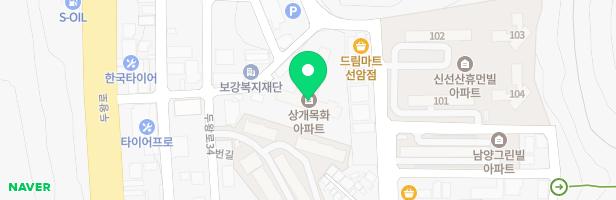상개목화아파트 어린이놀이시설 지도 이미지