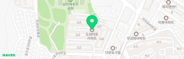 도성타운아파트 지도 이미지