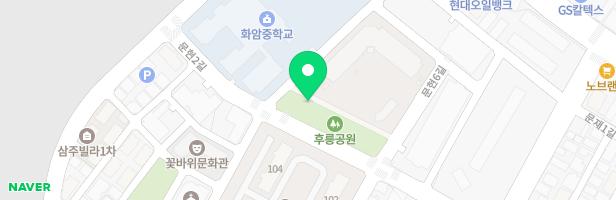후릉공원 지도 이미지