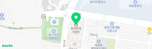 현대목재아파트 어린이 놀이터 지도 이미지