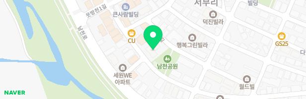 남천공원 어린이놀이시설 지도 이미지